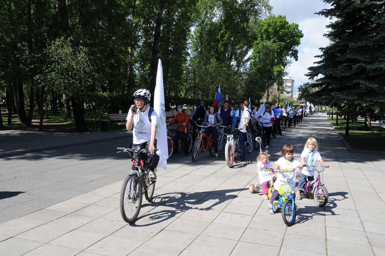 Велопробег на старте в парке Победы 30 мая 2015г.